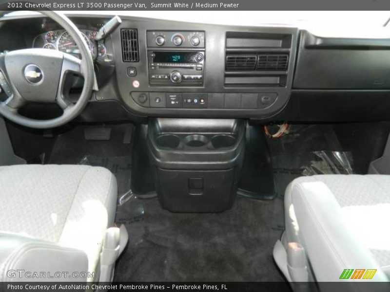 Summit White / Medium Pewter 2012 Chevrolet Express LT 3500 Passenger Van