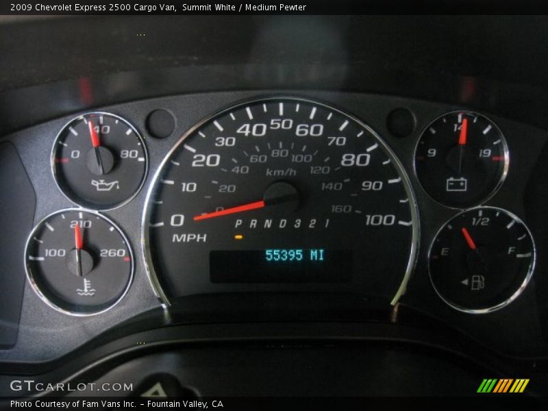 Summit White / Medium Pewter 2009 Chevrolet Express 2500 Cargo Van