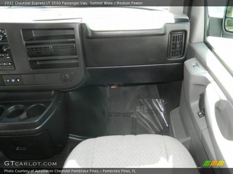 Summit White / Medium Pewter 2012 Chevrolet Express LT 3500 Passenger Van