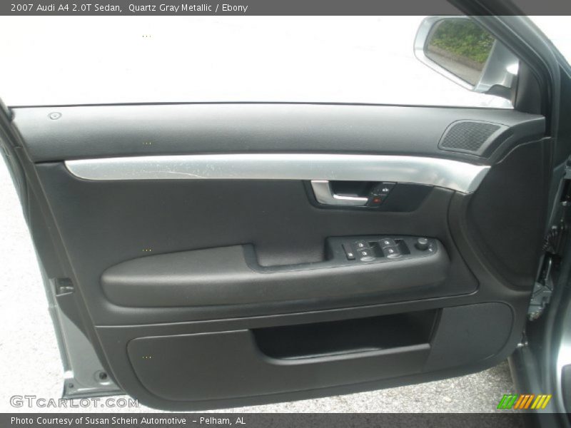 Quartz Gray Metallic / Ebony 2007 Audi A4 2.0T Sedan