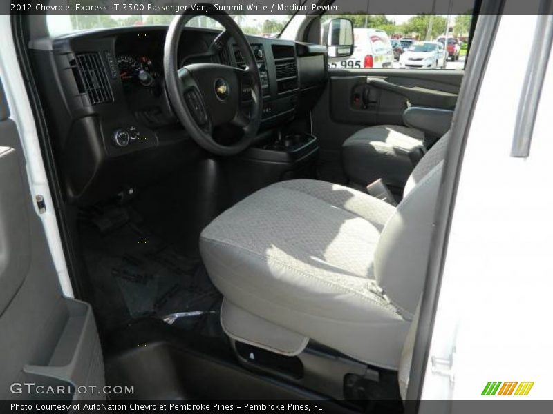Summit White / Medium Pewter 2012 Chevrolet Express LT 3500 Passenger Van
