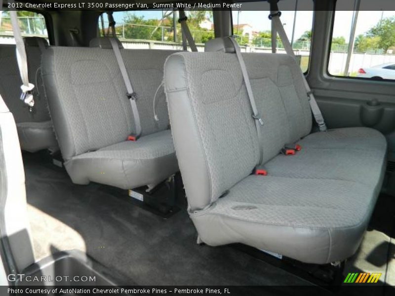 Summit White / Medium Pewter 2012 Chevrolet Express LT 3500 Passenger Van