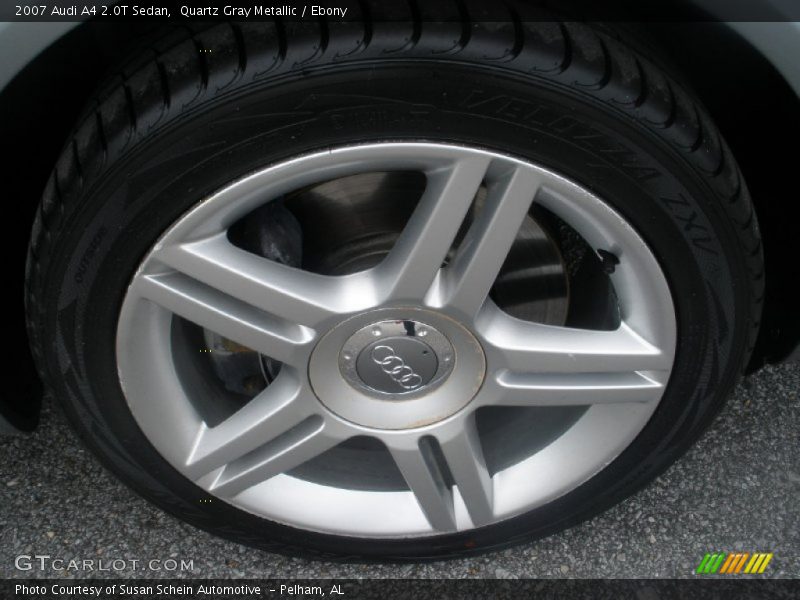 Quartz Gray Metallic / Ebony 2007 Audi A4 2.0T Sedan