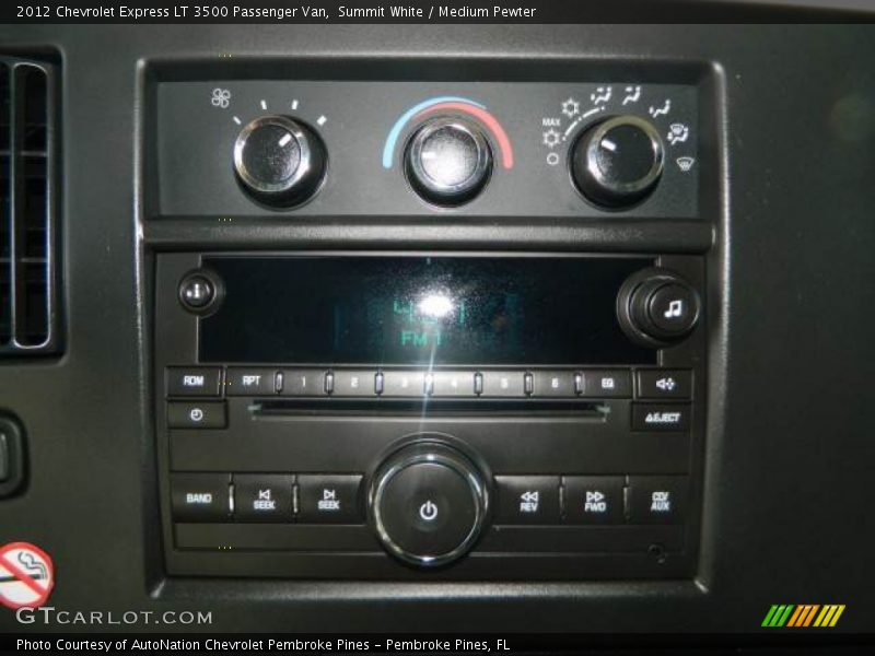 Summit White / Medium Pewter 2012 Chevrolet Express LT 3500 Passenger Van