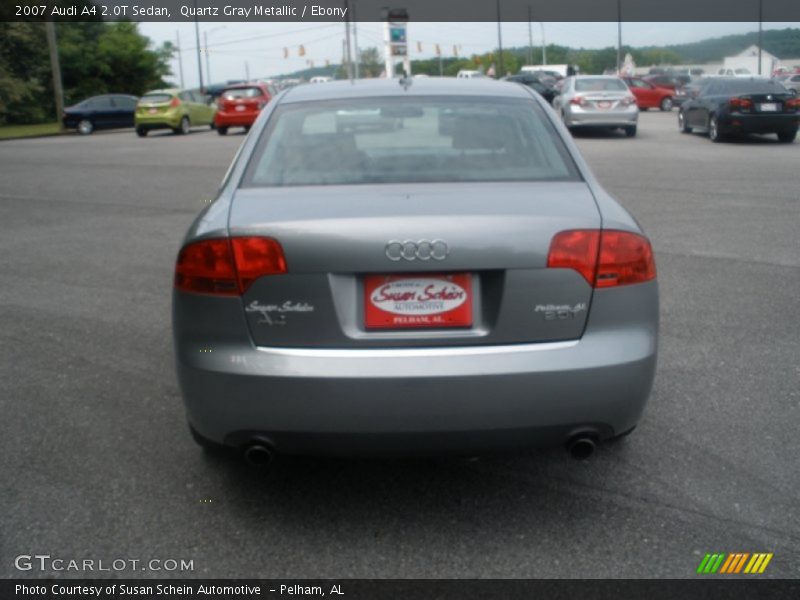 Quartz Gray Metallic / Ebony 2007 Audi A4 2.0T Sedan