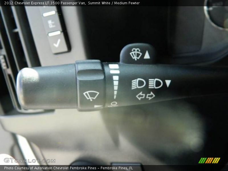Summit White / Medium Pewter 2012 Chevrolet Express LT 3500 Passenger Van