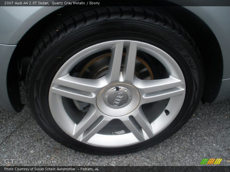 Quartz Gray Metallic / Ebony 2007 Audi A4 2.0T Sedan