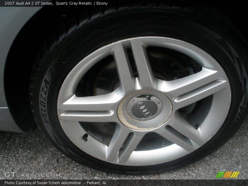 Quartz Gray Metallic / Ebony 2007 Audi A4 2.0T Sedan