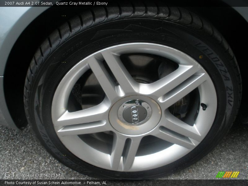 Quartz Gray Metallic / Ebony 2007 Audi A4 2.0T Sedan