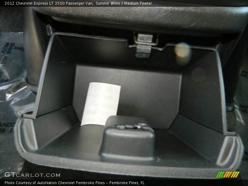 Summit White / Medium Pewter 2012 Chevrolet Express LT 3500 Passenger Van