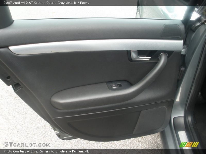 Quartz Gray Metallic / Ebony 2007 Audi A4 2.0T Sedan