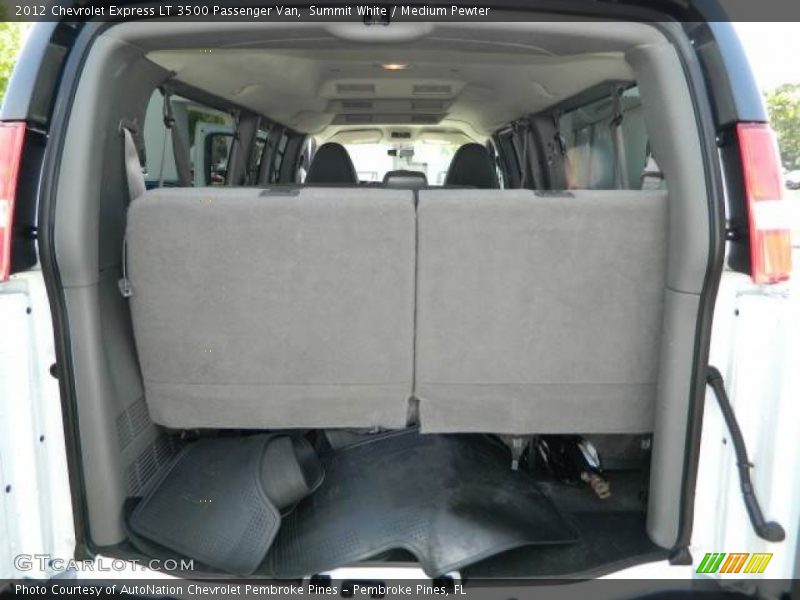 Summit White / Medium Pewter 2012 Chevrolet Express LT 3500 Passenger Van