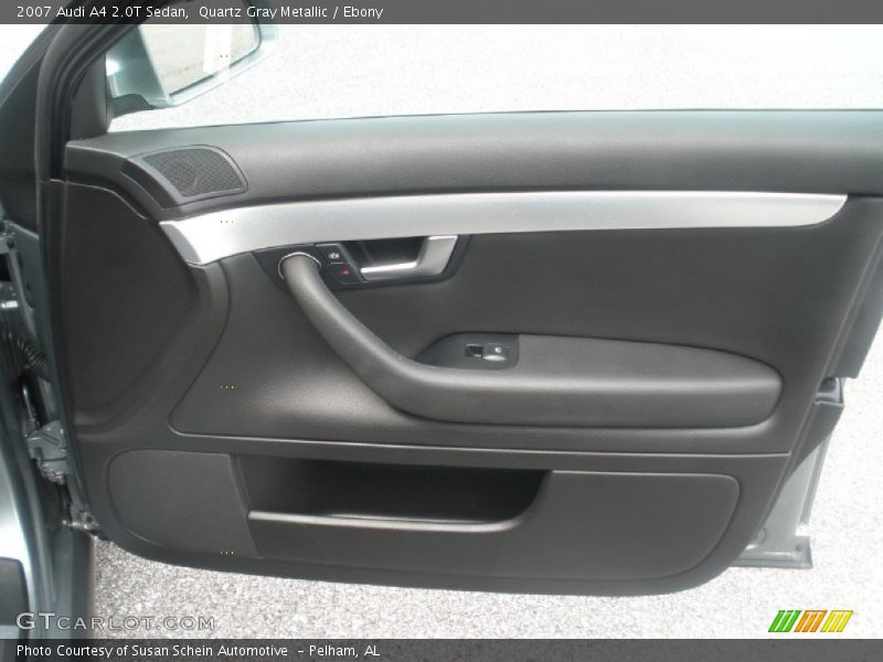 Quartz Gray Metallic / Ebony 2007 Audi A4 2.0T Sedan
