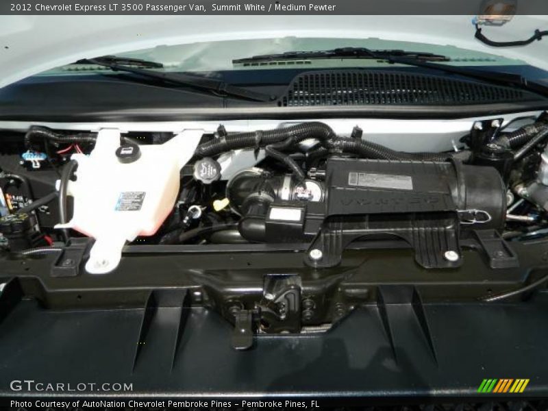 Summit White / Medium Pewter 2012 Chevrolet Express LT 3500 Passenger Van