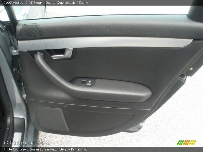 Quartz Gray Metallic / Ebony 2007 Audi A4 2.0T Sedan