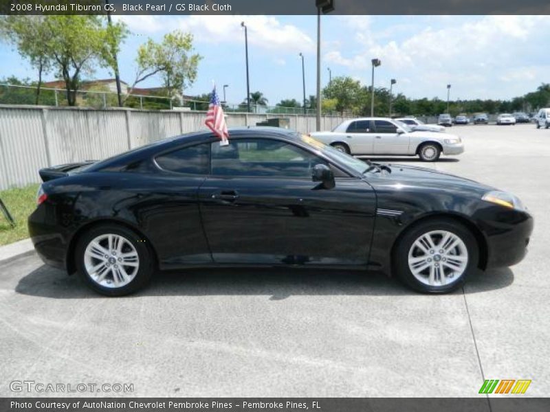 Black Pearl / GS Black Cloth 2008 Hyundai Tiburon GS