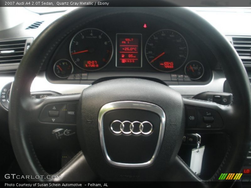Quartz Gray Metallic / Ebony 2007 Audi A4 2.0T Sedan