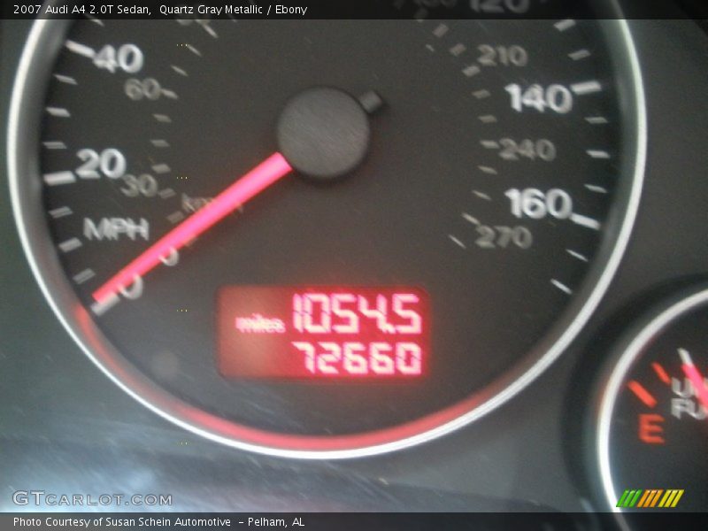 Quartz Gray Metallic / Ebony 2007 Audi A4 2.0T Sedan