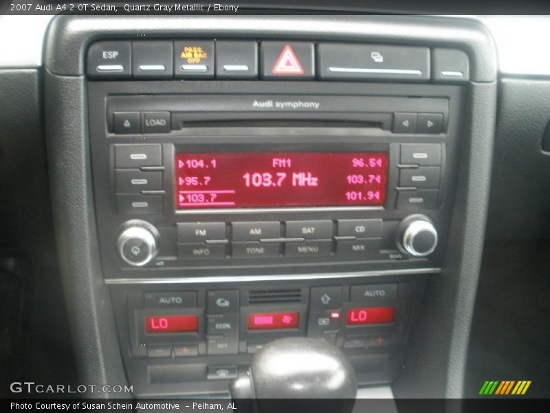 Quartz Gray Metallic / Ebony 2007 Audi A4 2.0T Sedan