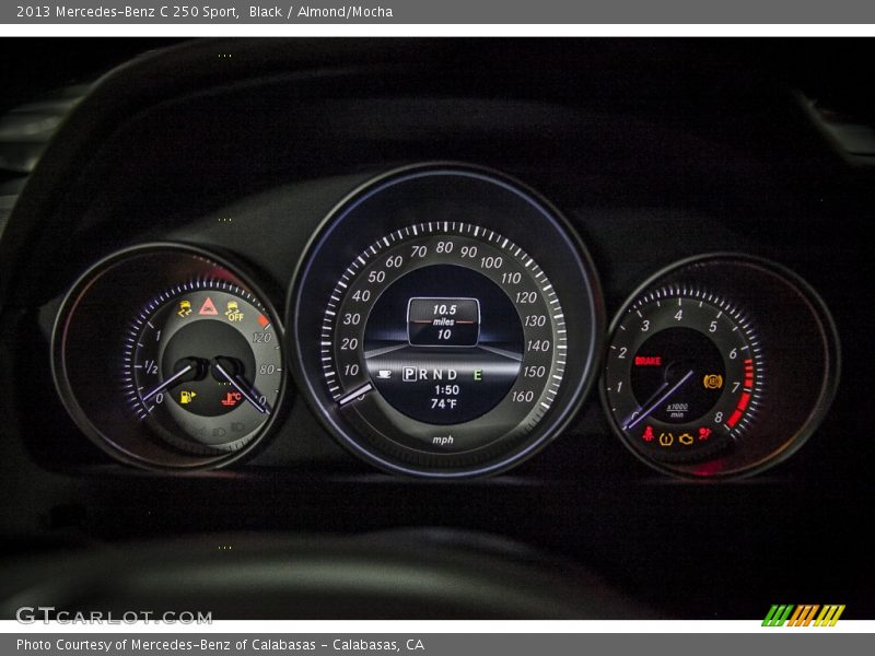 Black / Almond/Mocha 2013 Mercedes-Benz C 250 Sport
