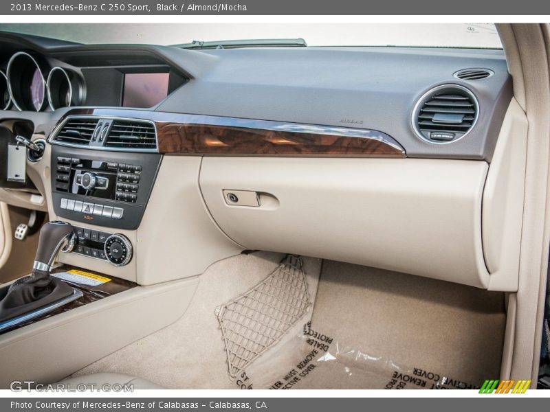 Black / Almond/Mocha 2013 Mercedes-Benz C 250 Sport