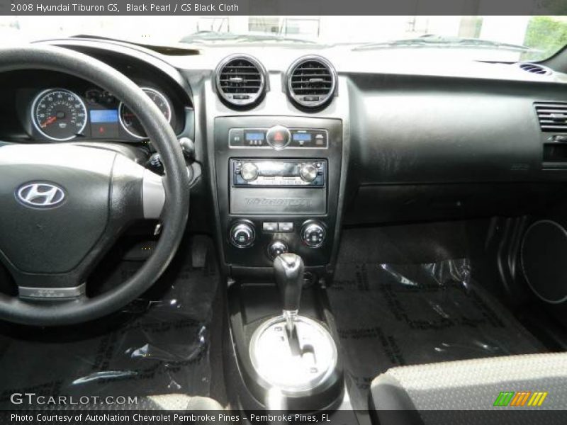 Black Pearl / GS Black Cloth 2008 Hyundai Tiburon GS