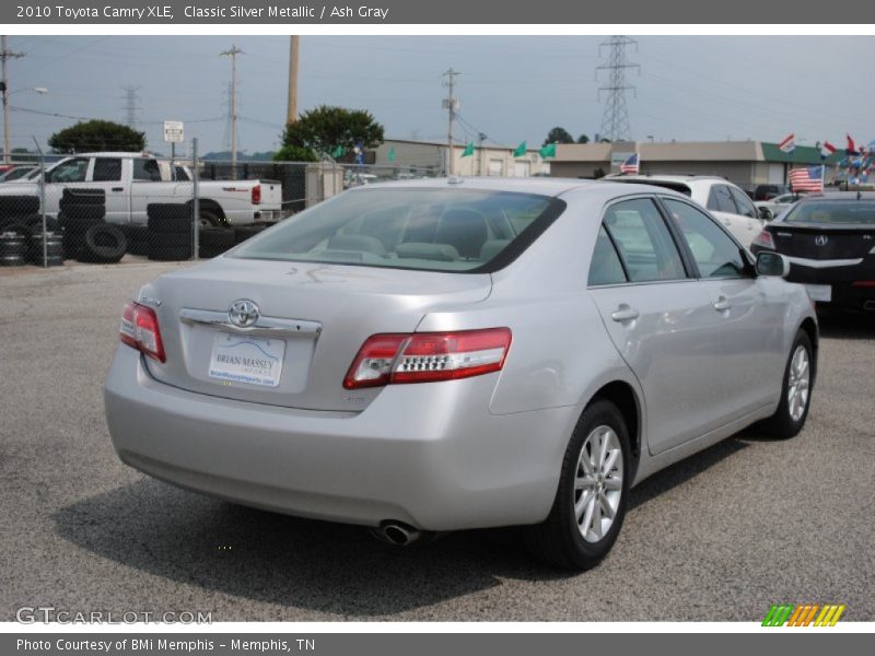 Classic Silver Metallic / Ash Gray 2010 Toyota Camry XLE