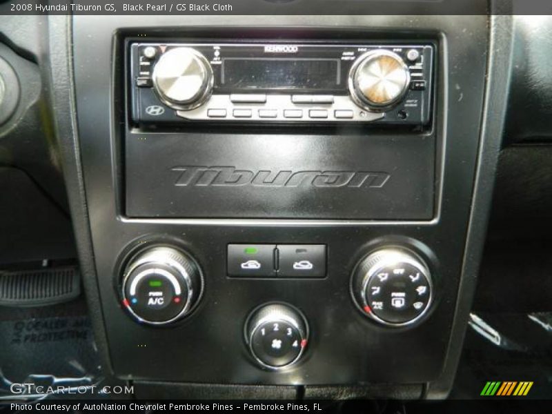 Black Pearl / GS Black Cloth 2008 Hyundai Tiburon GS