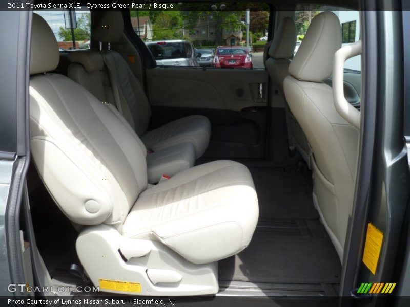Cypress Green Pearl / Bisque 2011 Toyota Sienna XLE