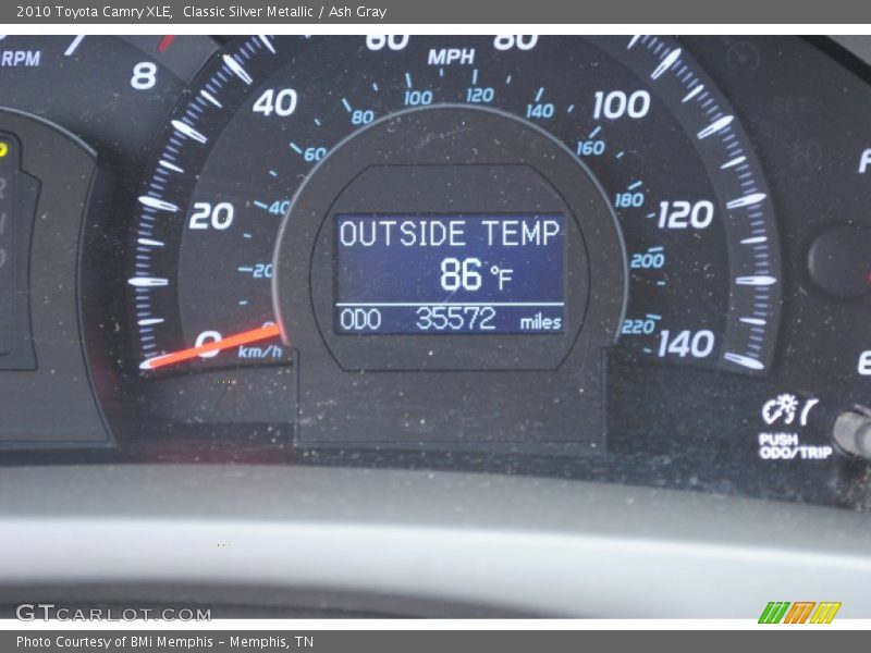 Classic Silver Metallic / Ash Gray 2010 Toyota Camry XLE