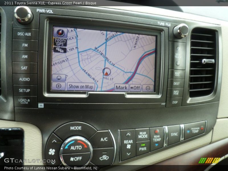 Cypress Green Pearl / Bisque 2011 Toyota Sienna XLE