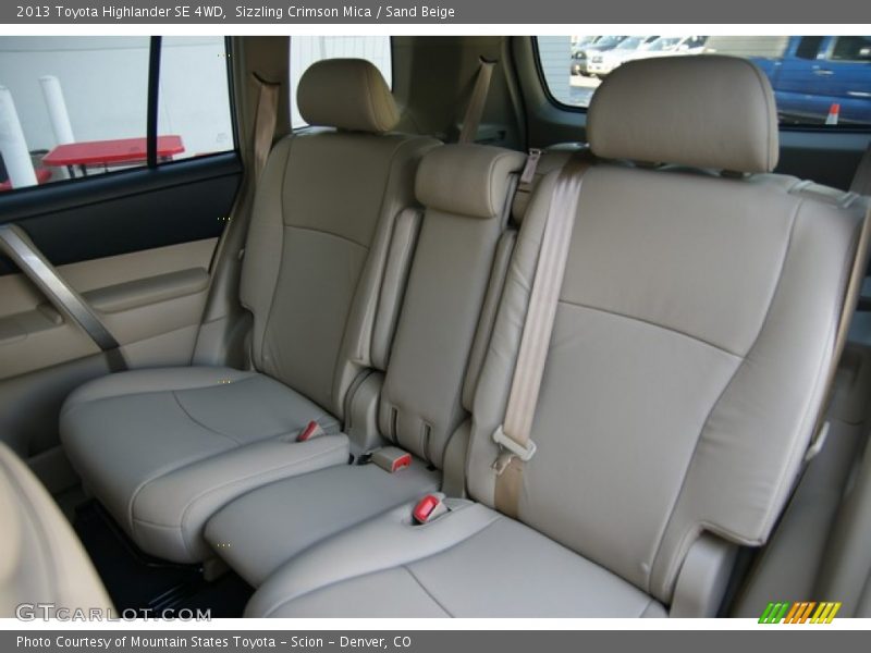 Sizzling Crimson Mica / Sand Beige 2013 Toyota Highlander SE 4WD