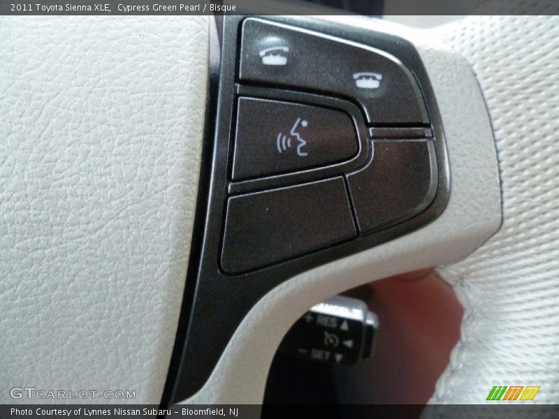 Cypress Green Pearl / Bisque 2011 Toyota Sienna XLE