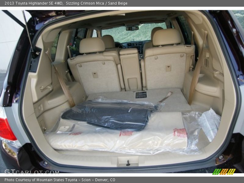 Sizzling Crimson Mica / Sand Beige 2013 Toyota Highlander SE 4WD