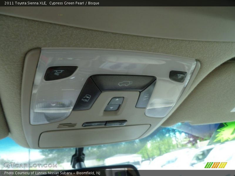 Cypress Green Pearl / Bisque 2011 Toyota Sienna XLE