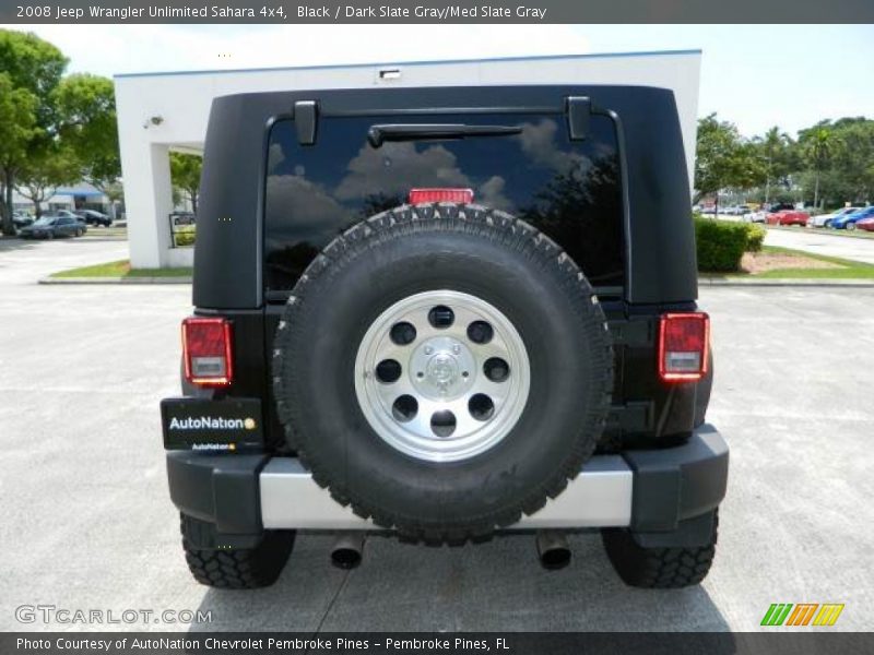 Black / Dark Slate Gray/Med Slate Gray 2008 Jeep Wrangler Unlimited Sahara 4x4