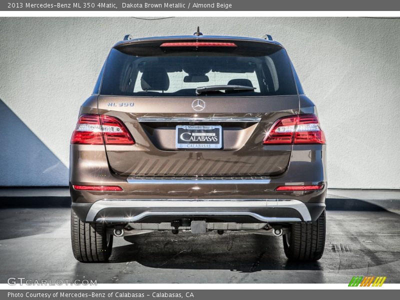 Dakota Brown Metallic / Almond Beige 2013 Mercedes-Benz ML 350 4Matic