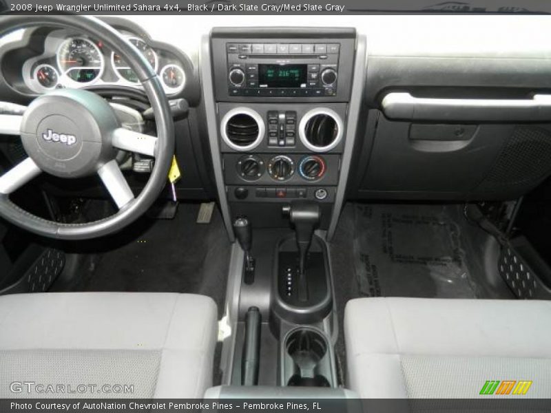 Black / Dark Slate Gray/Med Slate Gray 2008 Jeep Wrangler Unlimited Sahara 4x4
