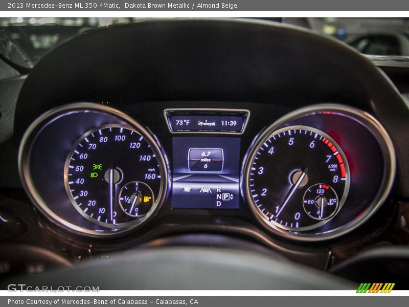 Dakota Brown Metallic / Almond Beige 2013 Mercedes-Benz ML 350 4Matic