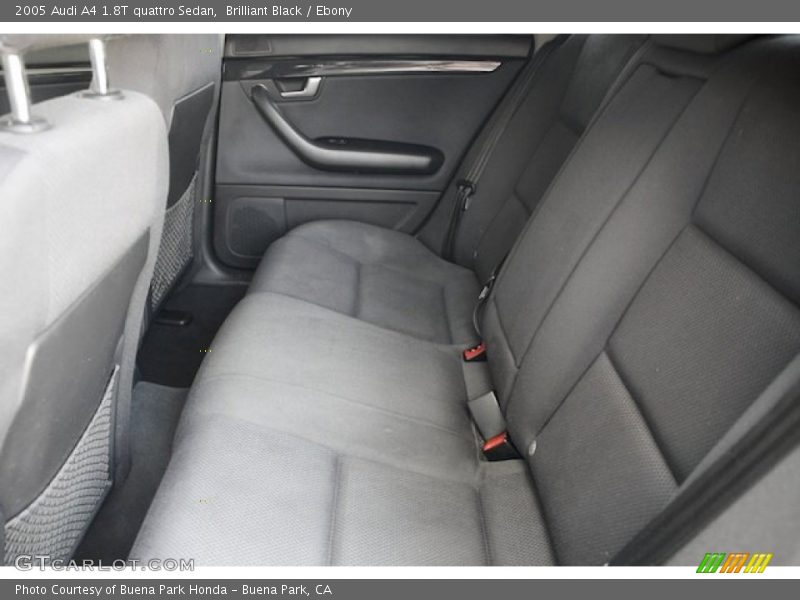 Brilliant Black / Ebony 2005 Audi A4 1.8T quattro Sedan