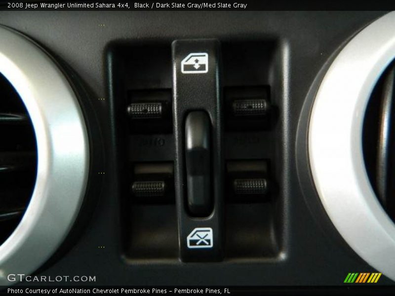 Black / Dark Slate Gray/Med Slate Gray 2008 Jeep Wrangler Unlimited Sahara 4x4