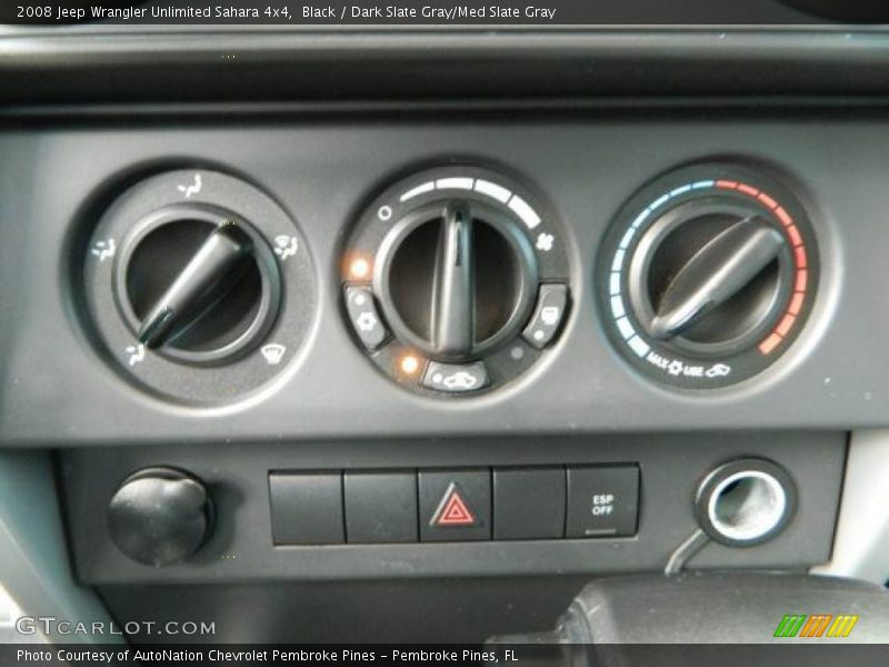 Black / Dark Slate Gray/Med Slate Gray 2008 Jeep Wrangler Unlimited Sahara 4x4