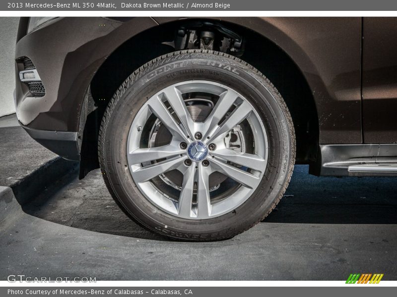 Dakota Brown Metallic / Almond Beige 2013 Mercedes-Benz ML 350 4Matic