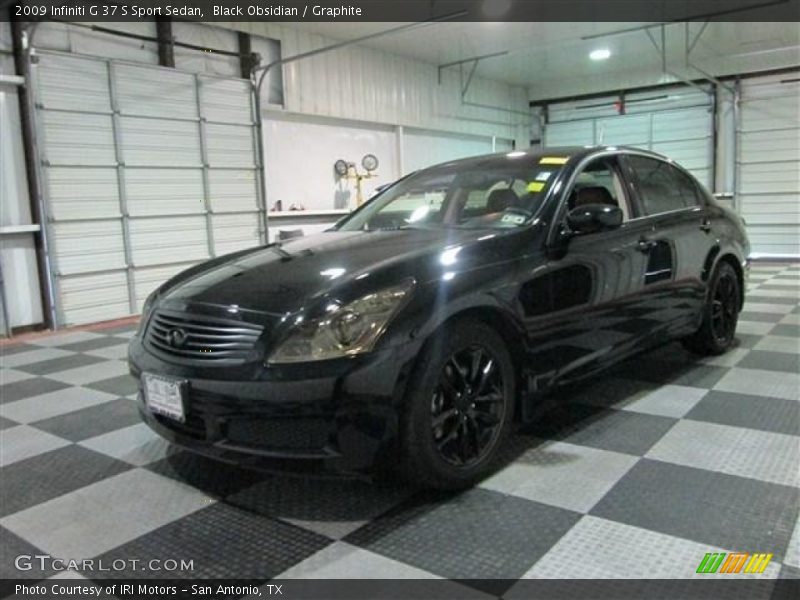 Black Obsidian / Graphite 2009 Infiniti G 37 S Sport Sedan