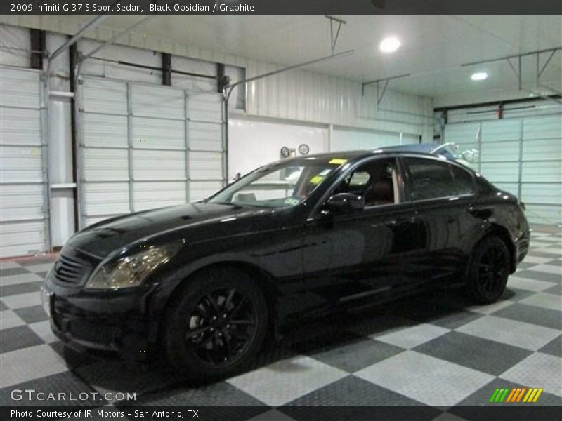 Black Obsidian / Graphite 2009 Infiniti G 37 S Sport Sedan