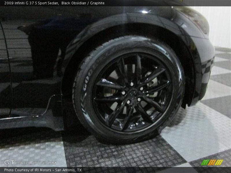 Black Obsidian / Graphite 2009 Infiniti G 37 S Sport Sedan