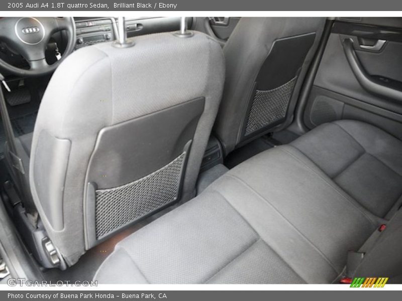 Brilliant Black / Ebony 2005 Audi A4 1.8T quattro Sedan