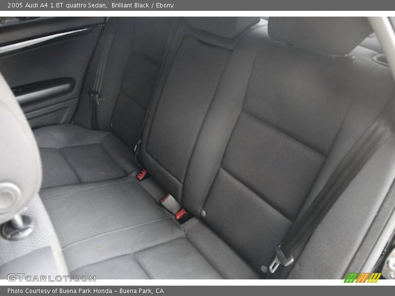 Brilliant Black / Ebony 2005 Audi A4 1.8T quattro Sedan