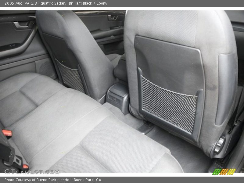 Brilliant Black / Ebony 2005 Audi A4 1.8T quattro Sedan