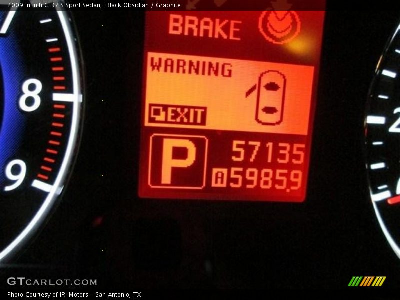 Black Obsidian / Graphite 2009 Infiniti G 37 S Sport Sedan